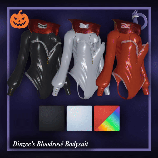 Dinzee's Bloodrosé Bodysuit