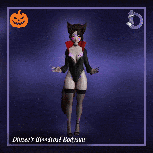 Dinzee's Bloodrosé Bodysuit