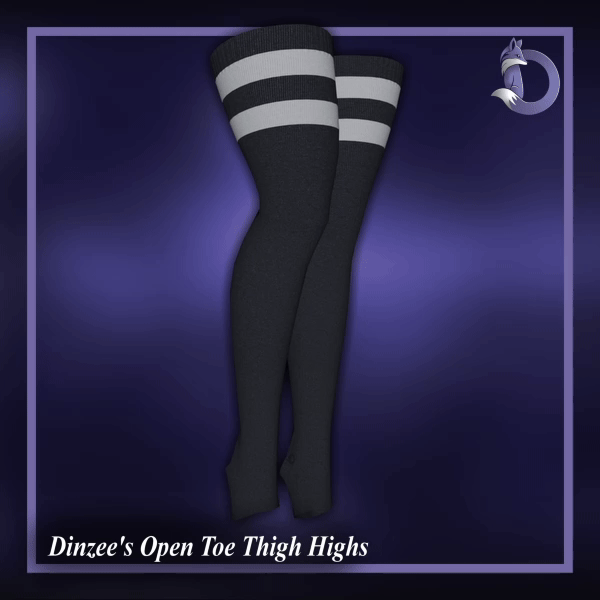 Dinzee's Open Toe Thigh High
