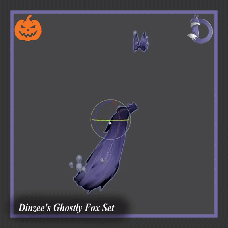 Dinzee's Ghostly Fox Set