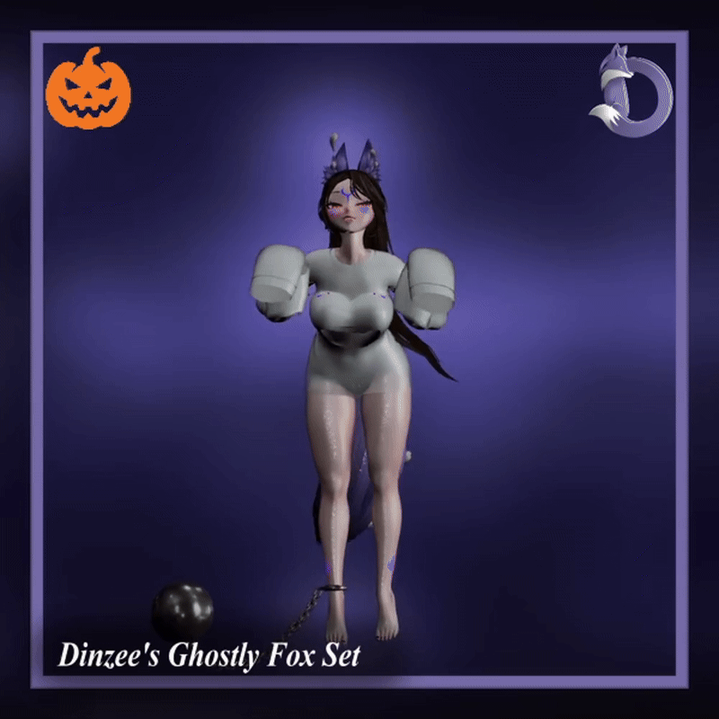 Dinzee's Ghostly Fox Set