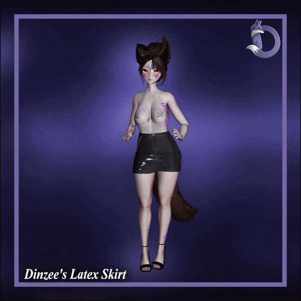 Dinzee's Latex Skirt (Jinxxy)