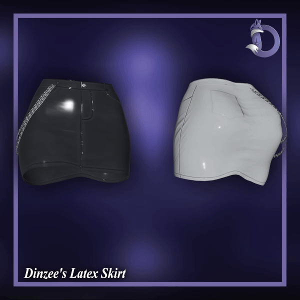 Dinzee's Latex Skirt (Jinxxy)