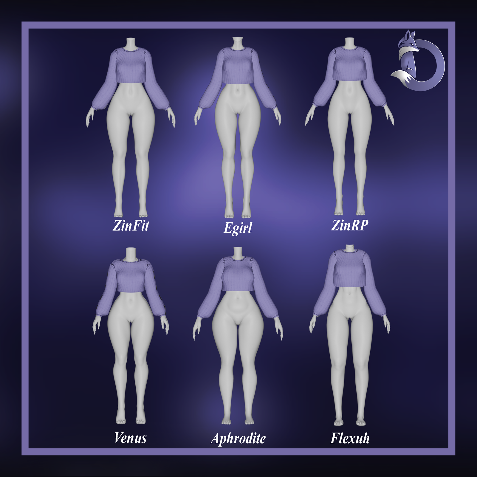 Dinzee's Cropped Stripped Sweater - Blank Texture DLC (FREE IN DISCORD SERVER) (Jinxxy)