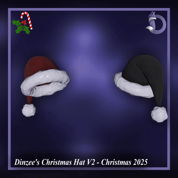 Dinzee's Christmas Hat V2- Christmas 2025 (Jinxxy)