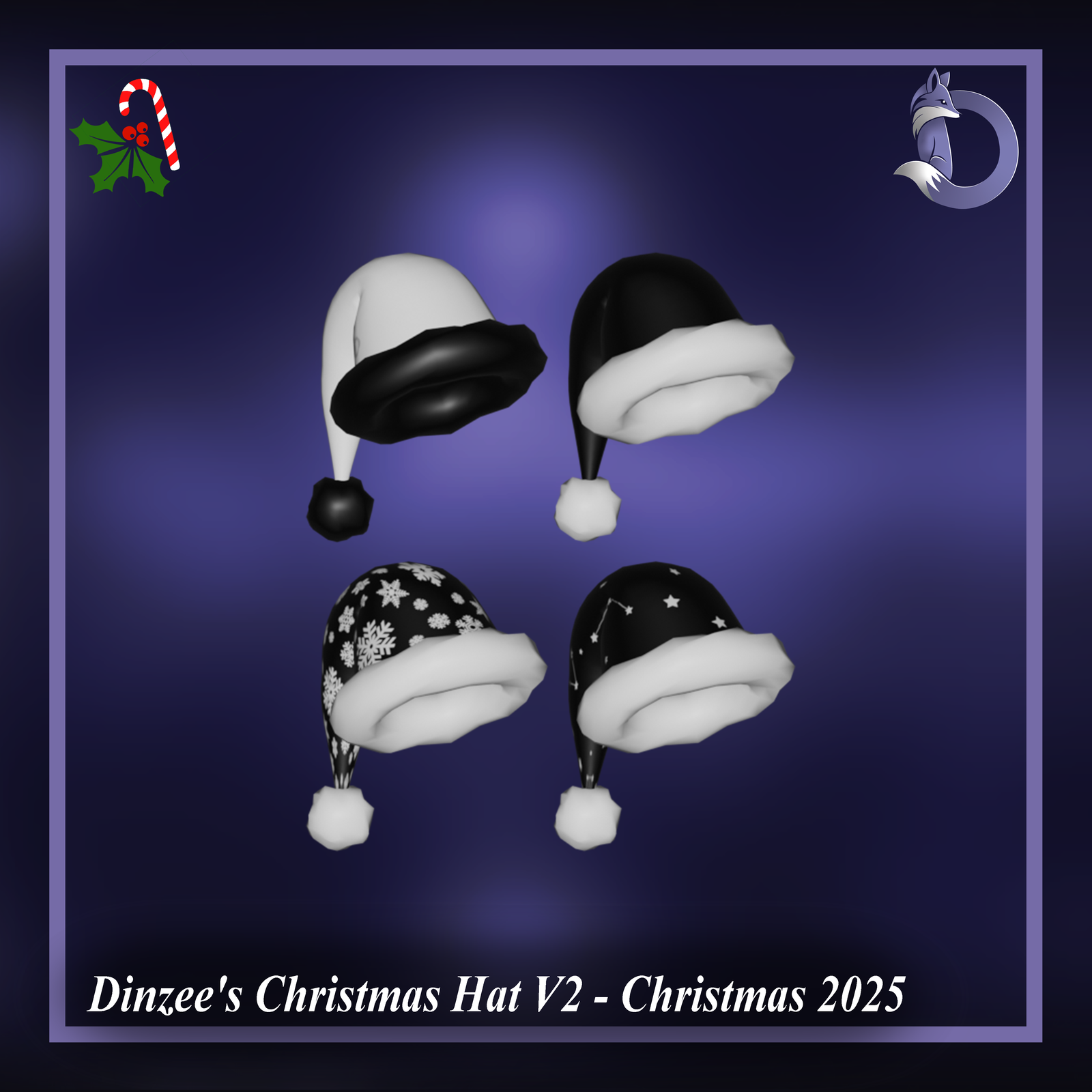 Dinzee's Christmas Hat V2- Christmas 2025 (Jinxxy)