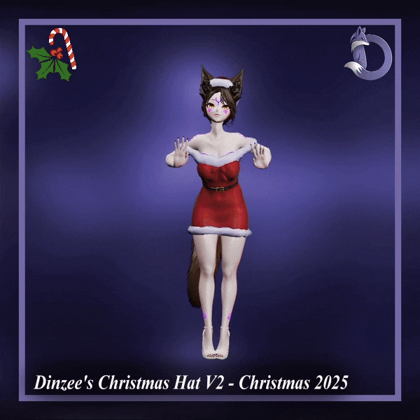 Dinzee's Christmas Hat V2- Christmas 2025 (Jinxxy)
