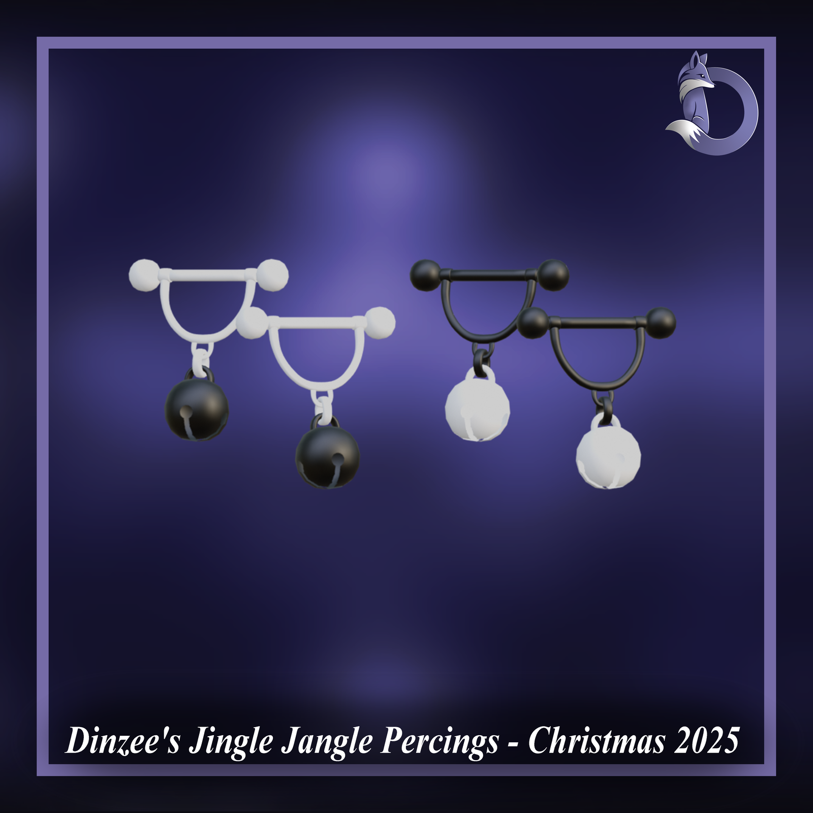 Dinzee's Jingle Jangle Percings - Christmas 2025 (FREE IN DISCORD SERVER)