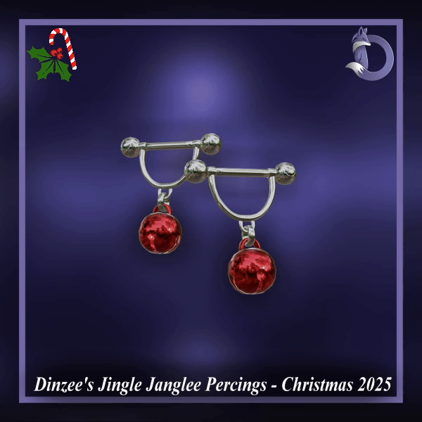 Dinzee's Jingle Jangle Percings - Christmas 2025 (FREE IN DISCORD SERVER)