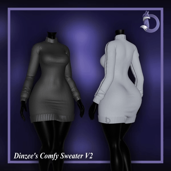 Dinzee's Comfy Sweater V2 (Jinxxy)