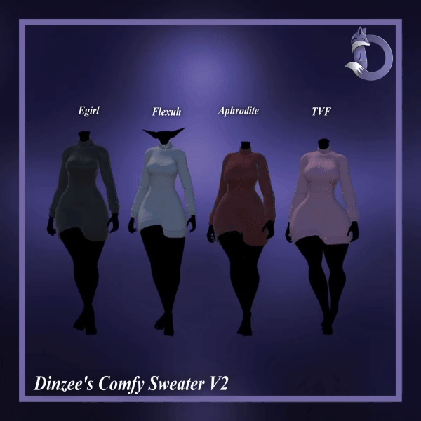 Dinzee's Comfy Sweater V2 (Jinxxy)