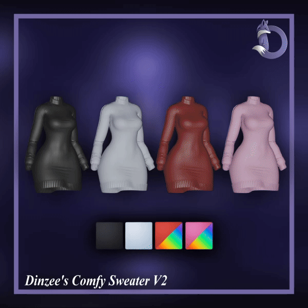 Dinzee's Comfy Sweater V2 (Jinxxy)