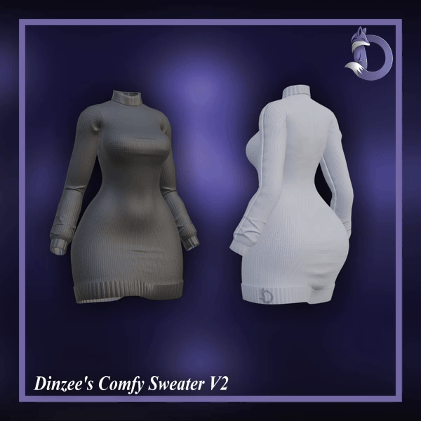 Dinzee's Comfy Sweater V2 (Jinxxy)