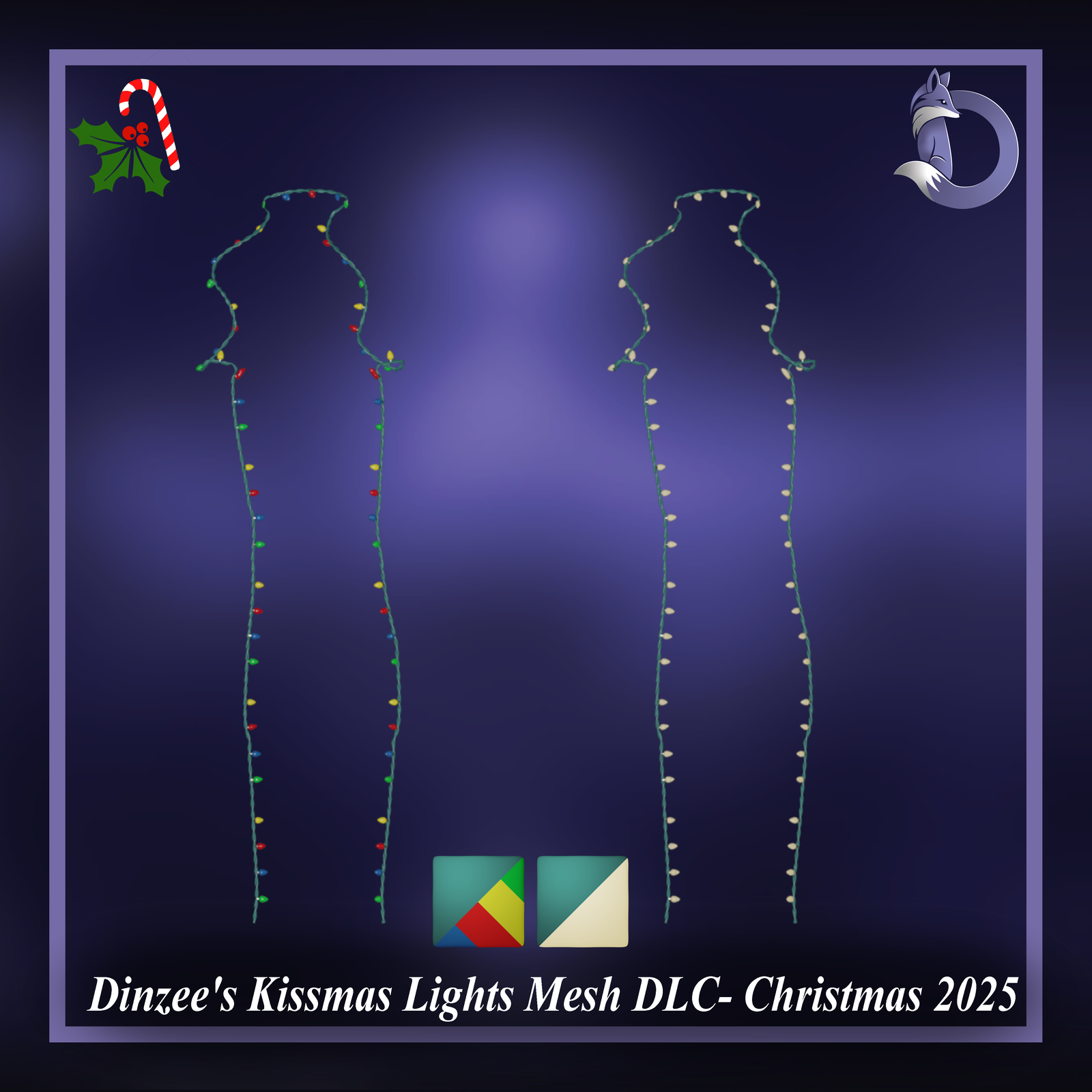Dinzee's Kissmas Lights Mesh DLC- Christmas 2025 (Jinxxy)