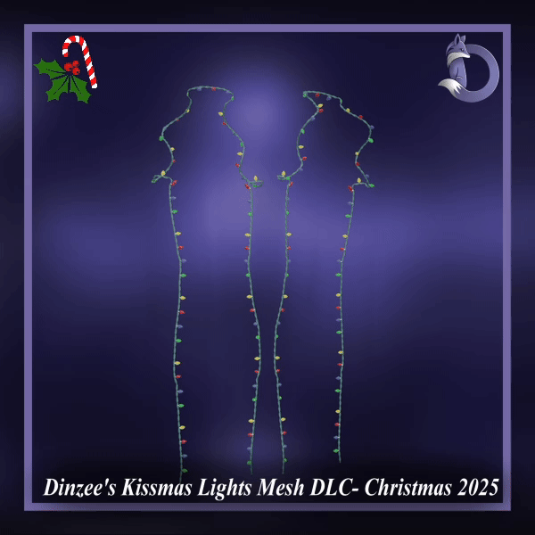 Dinzee's Kissmas Lights Mesh DLC- Christmas 2025 (Jinxxy)