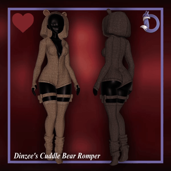Dinzee's Cuddle Bear Romper 