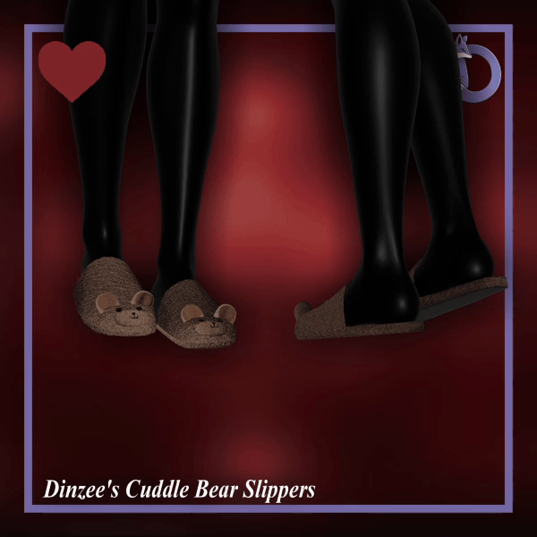 Dinzee's Cuddle Bear Slippers 
