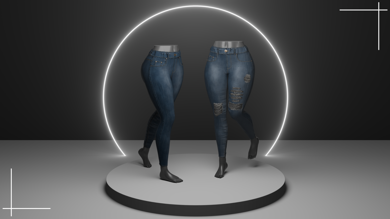 Skinny Jeans for Zinfit - VRChat Asset