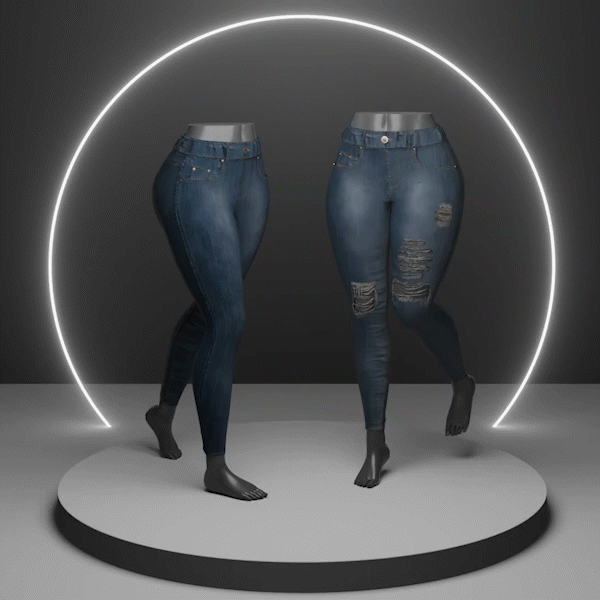 Skinny Jeans for Zinfit - VRChat Asset