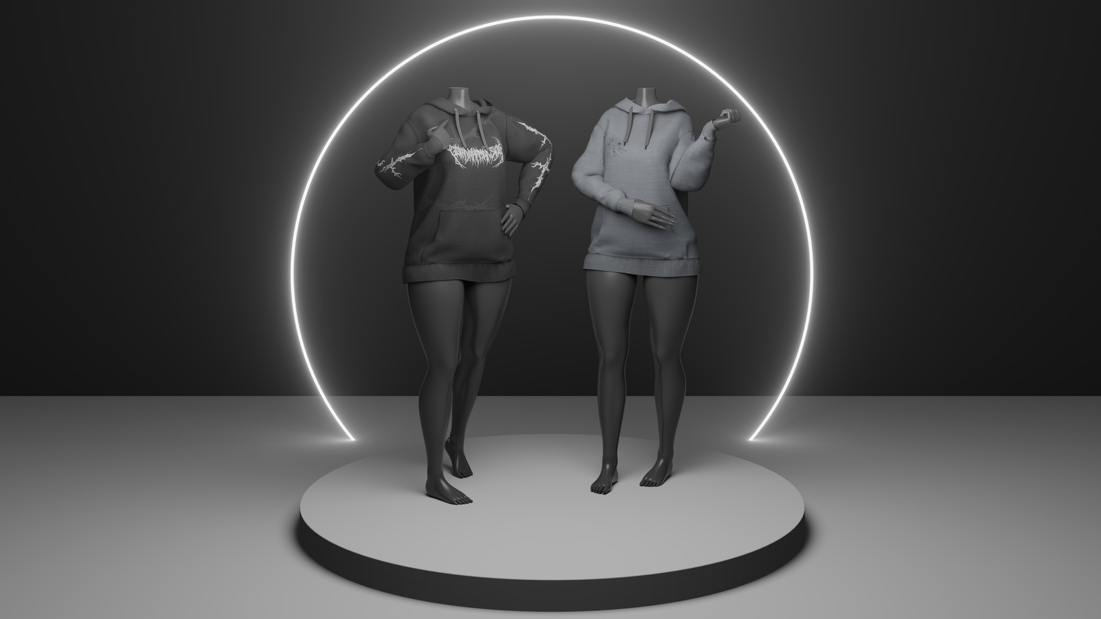 Zinfit Oversized Hoodie - VRChat Asset