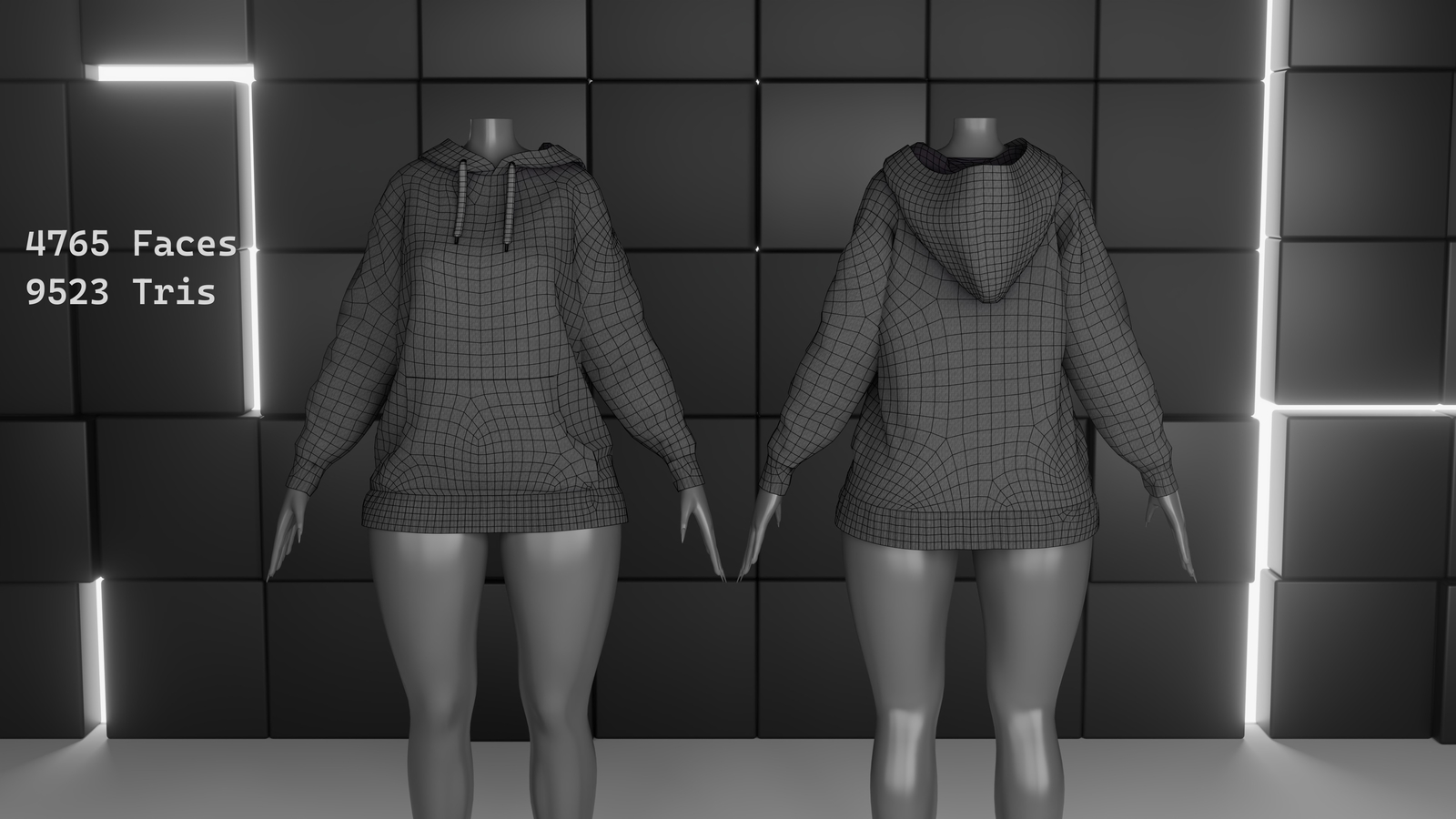 Zinfit Oversized Hoodie - VRChat Asset
