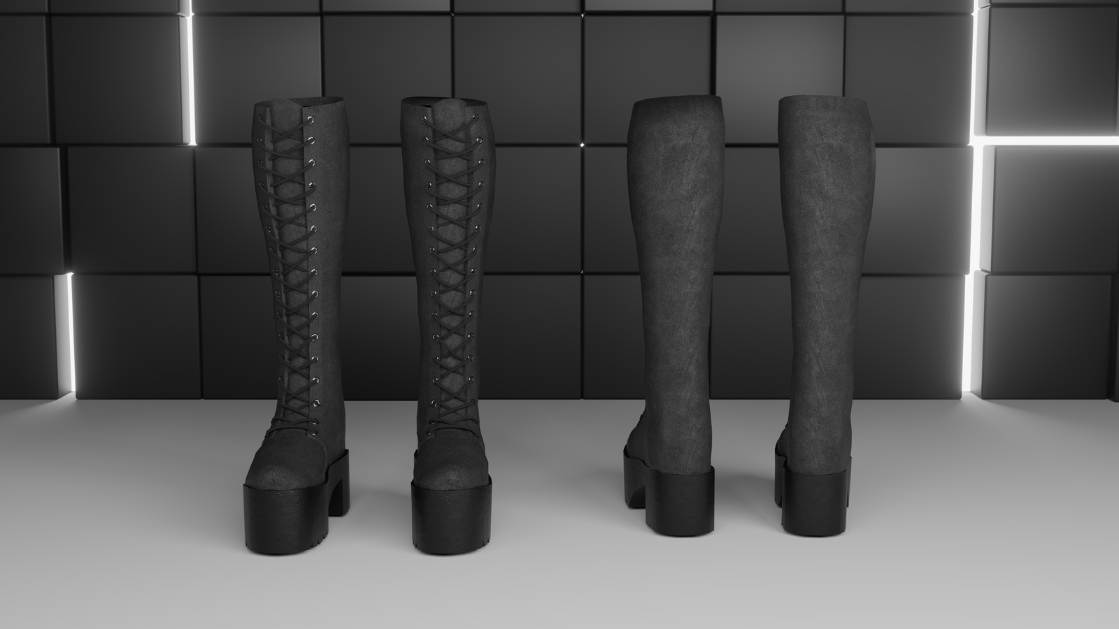 Free Knee-High Boots - VRChat Asset