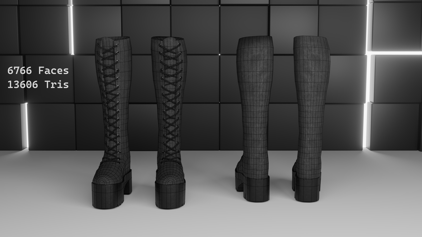 Free Knee-High Boots - VRChat Asset