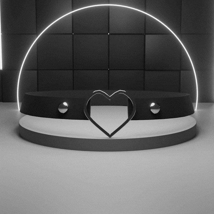 Free Choker for Egirl base - VRChat Asset