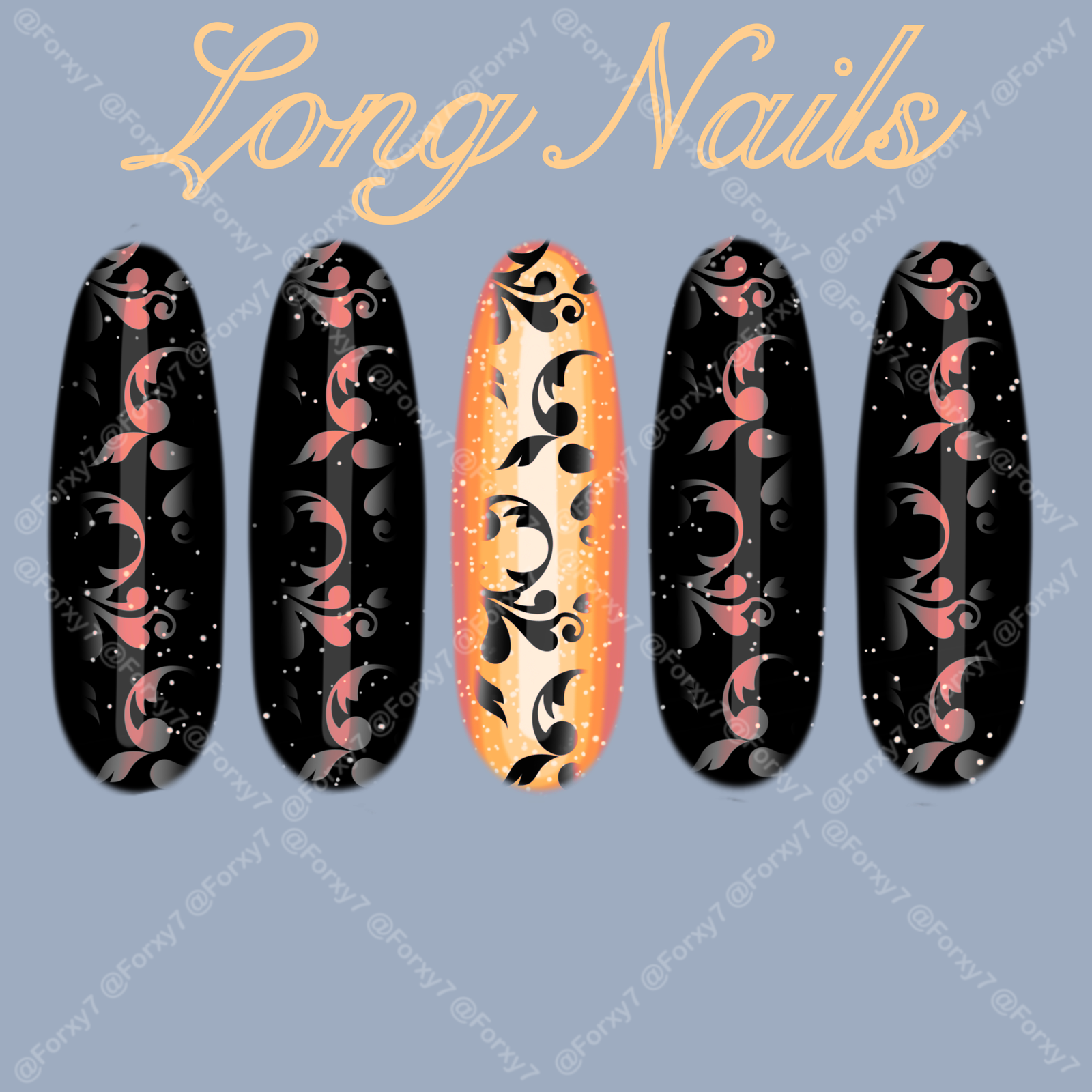 Long Nails Goth