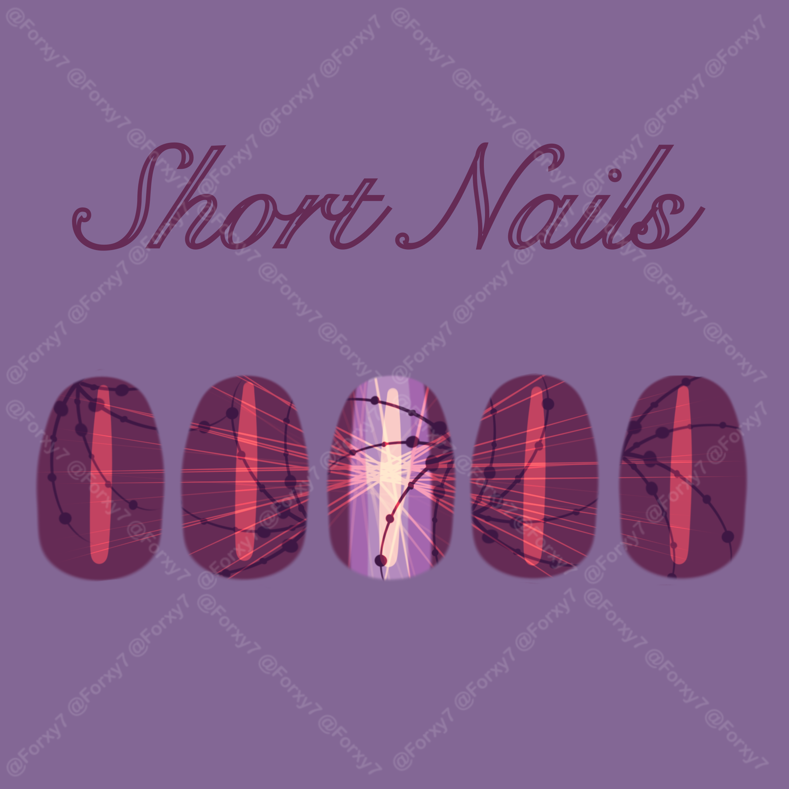Short Nails Starburst