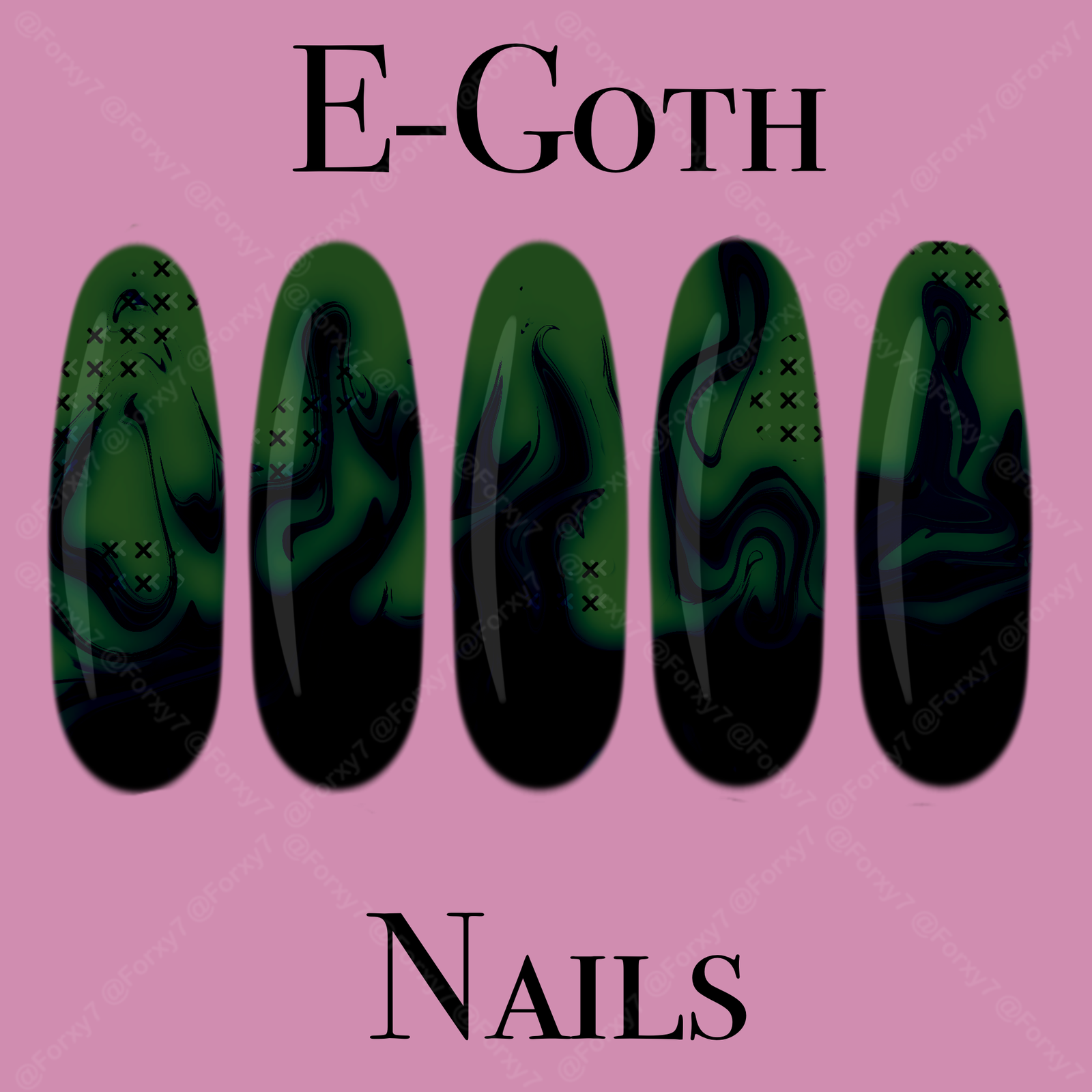 E-Goth Nails