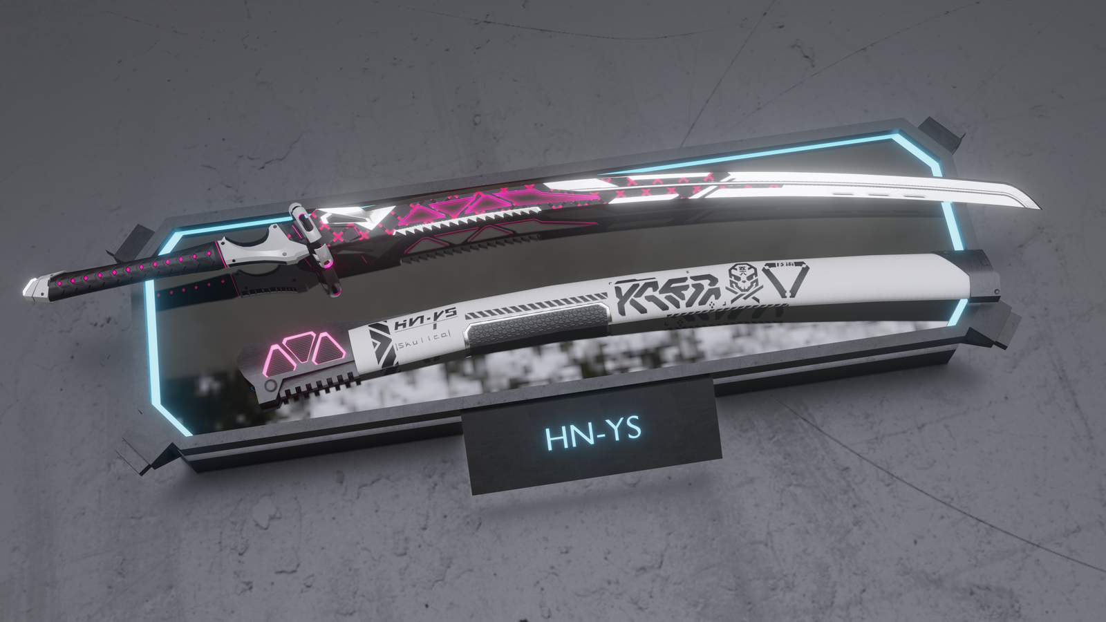 HN-YS (Cyberpunk Katana) VRCHAT