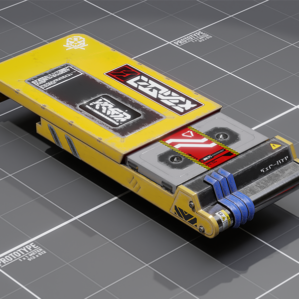 PMD_Mk1  Cyberpunk themed Walkman (VRChat)