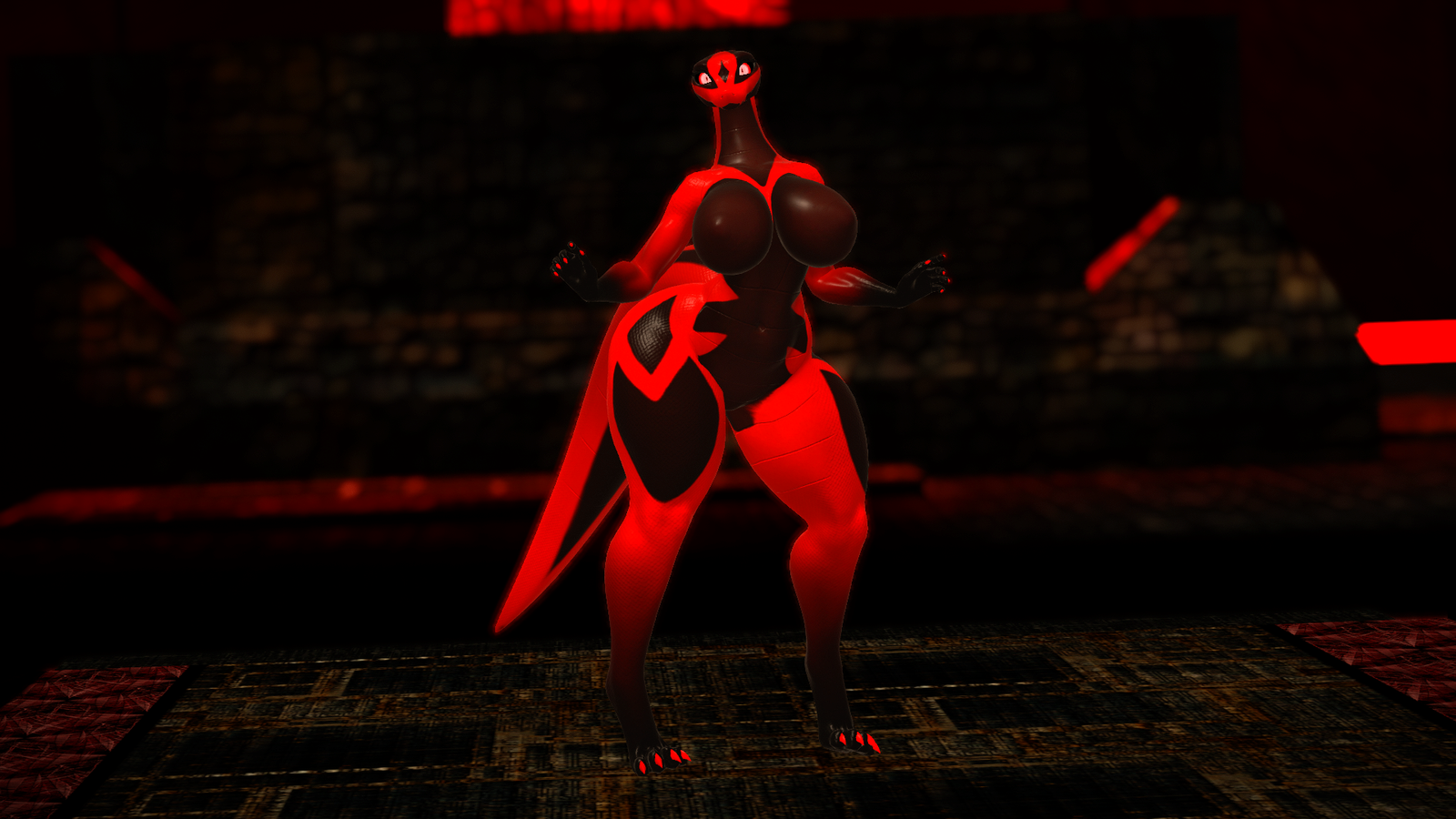 Blood Viper texture for Lily the Snake