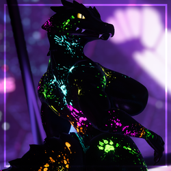 Rave Paint Spray emission mask for Kroxigor