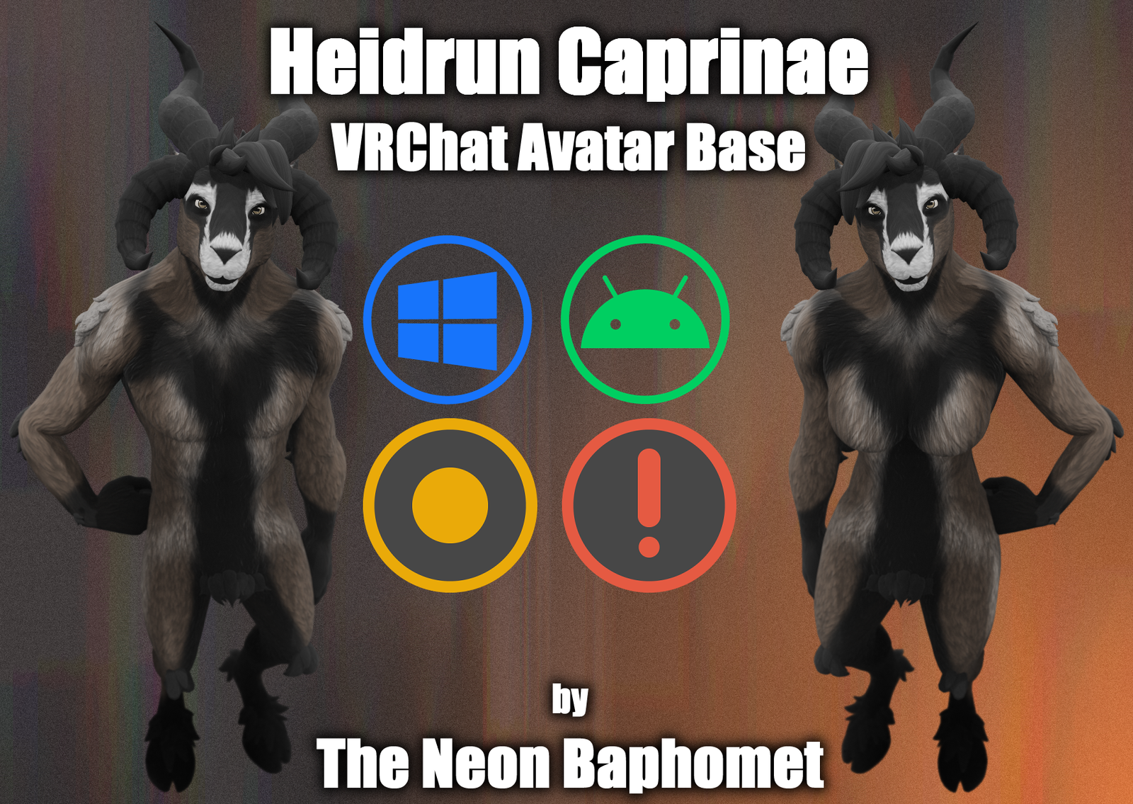 Heidrun Caprinae Avatar Base | PC/QUEST