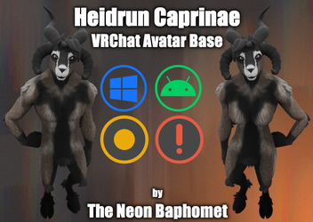 Heidrun Caprinae Avatar Base | PC/QUEST