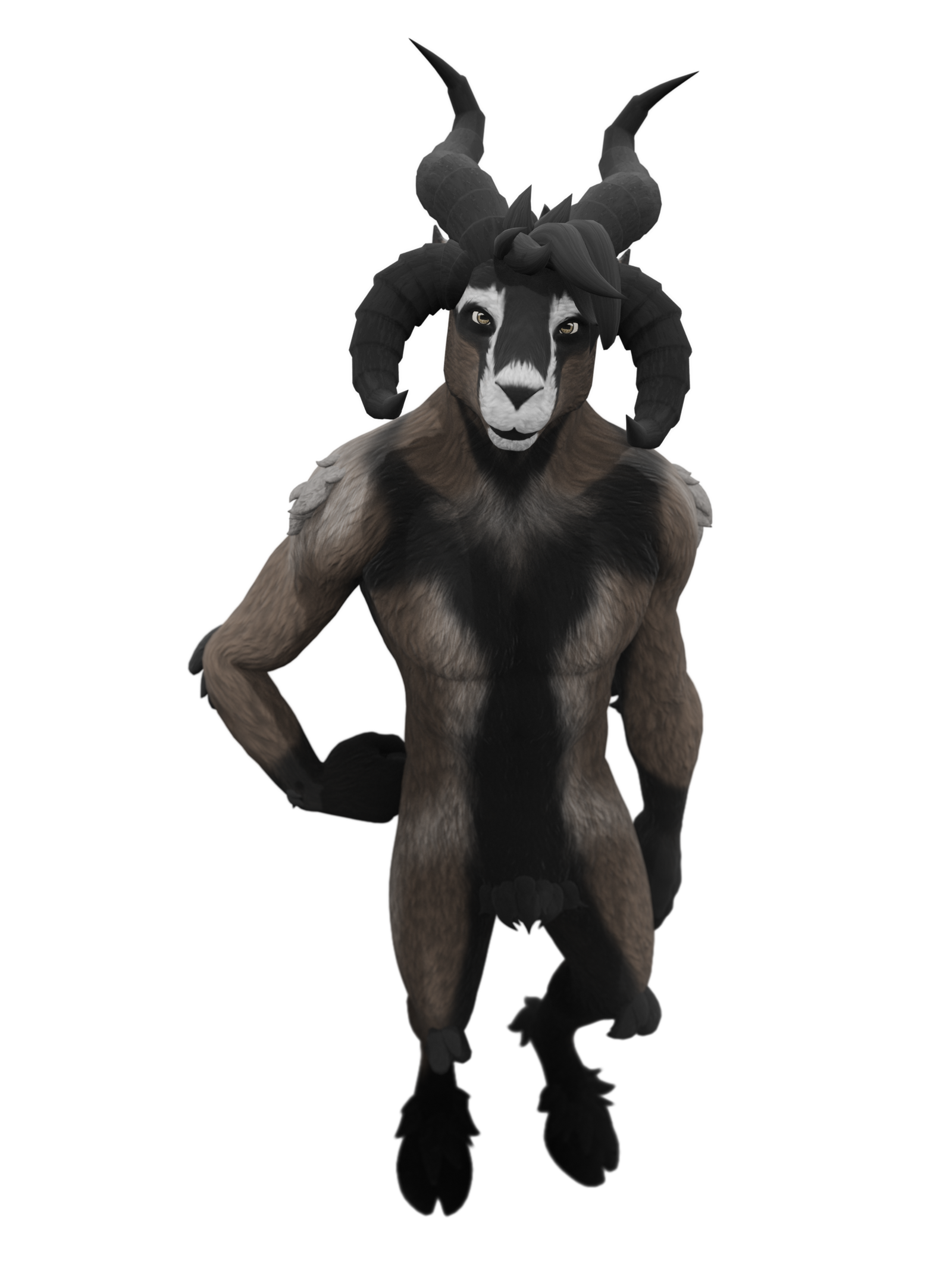 Heidrun Caprinae Avatar Base | PC/QUEST