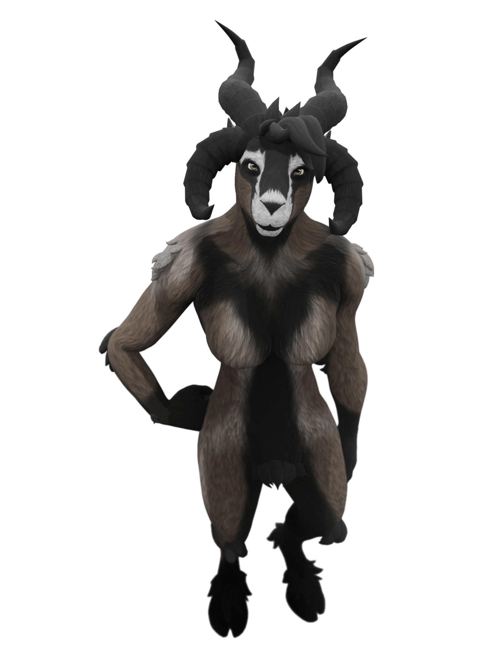 Heidrun Caprinae Avatar Base | PC/QUEST