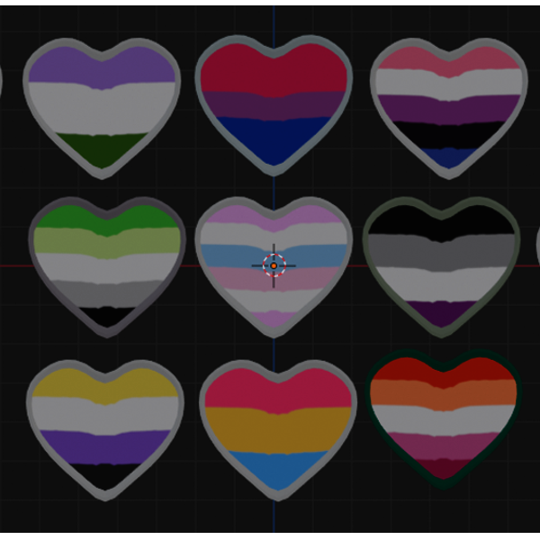 Pride Hearts