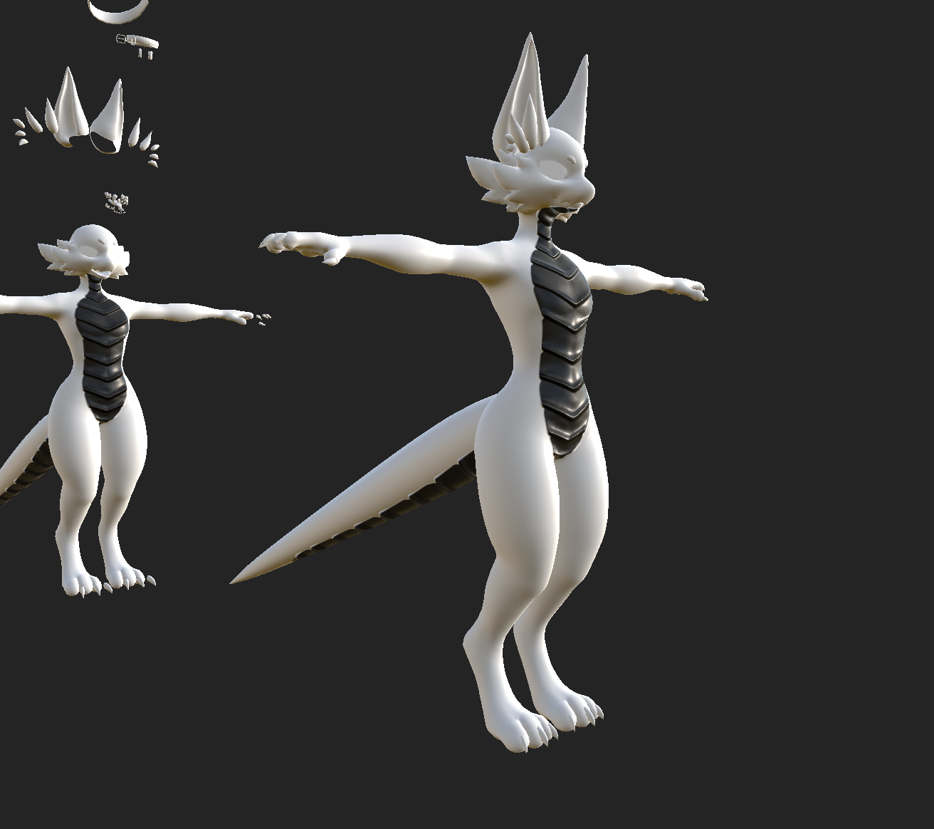 Novabeast Belly Scales/Plates Normal Map