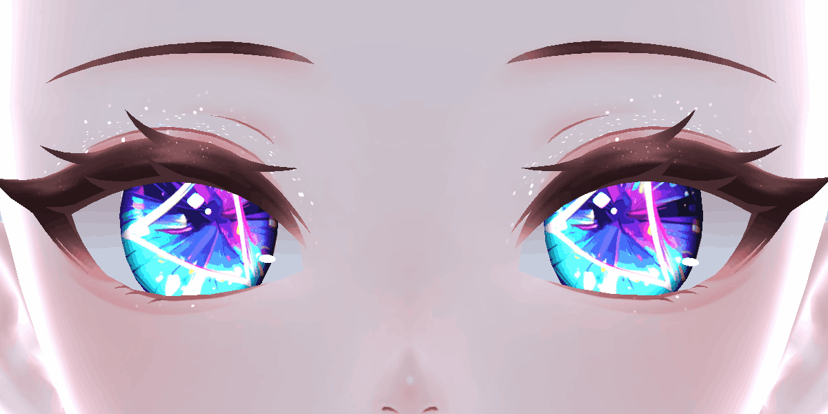 CyberDash Animated Eyes - Unity Package for VRChat 3D Models