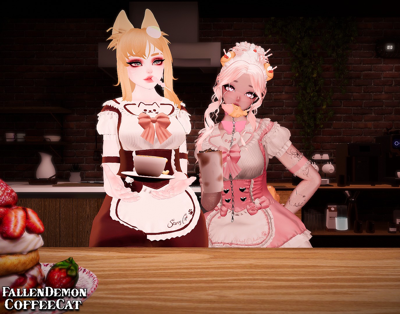 ˙ . ꒷ 🍰 .Strawbee The Taiyaki Pup PC+QUEST (SPS + GoGoLoco) ˙ . ꒷ 🍰 . COLLAB MODEL