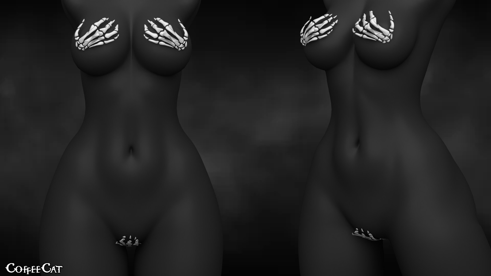 -FREE- π― Skele Hands Pasties π―