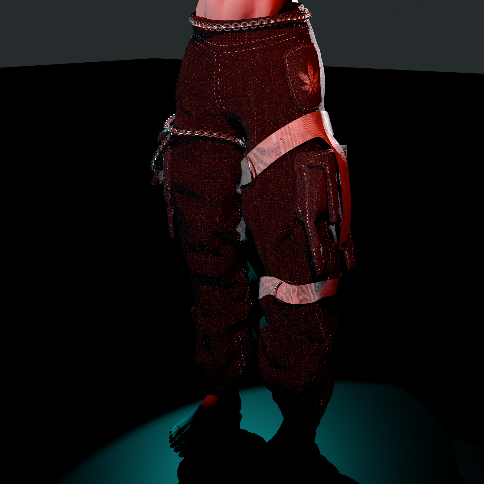 Streetwear Baggy Pants By Team Llama
