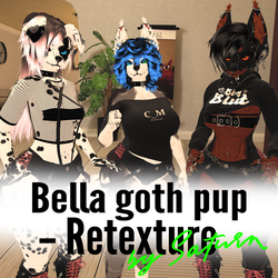 Bella goth pup - Pupper pack retexture
