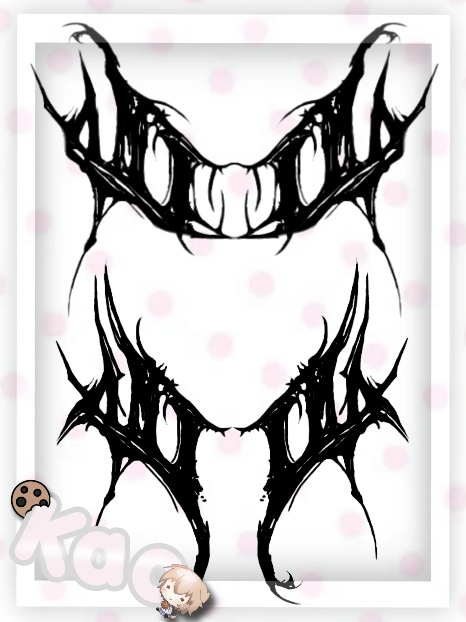 𝑮𝒐𝒕𝒉 𝒕𝒂𝒕𝒕𝒐𝒐 𝒅𝒆𝒄𝒂𝒍 𝒑𝒂𝒄𝒌 !! (goth texture)