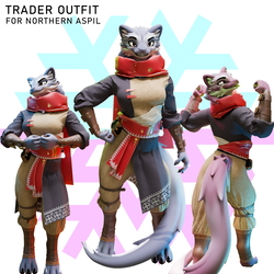 Trader outfit Northern Aspil [VRCHAT]