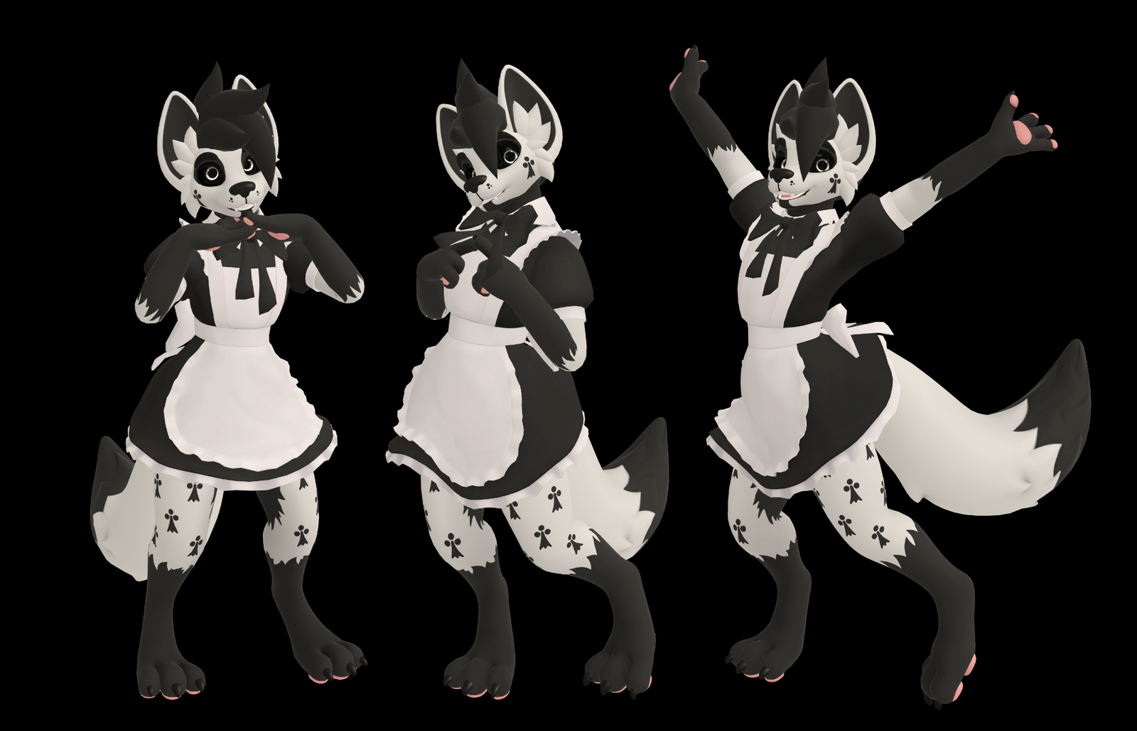 Maid Dress for ScoutArtz Pupper