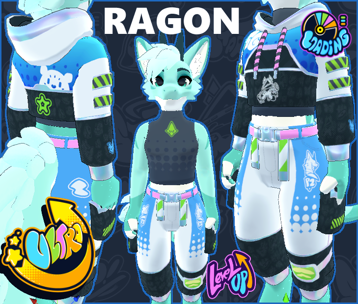 ULTRA Jinxed RAGON Outfit Texture! (Inspired by Furality Ultra)